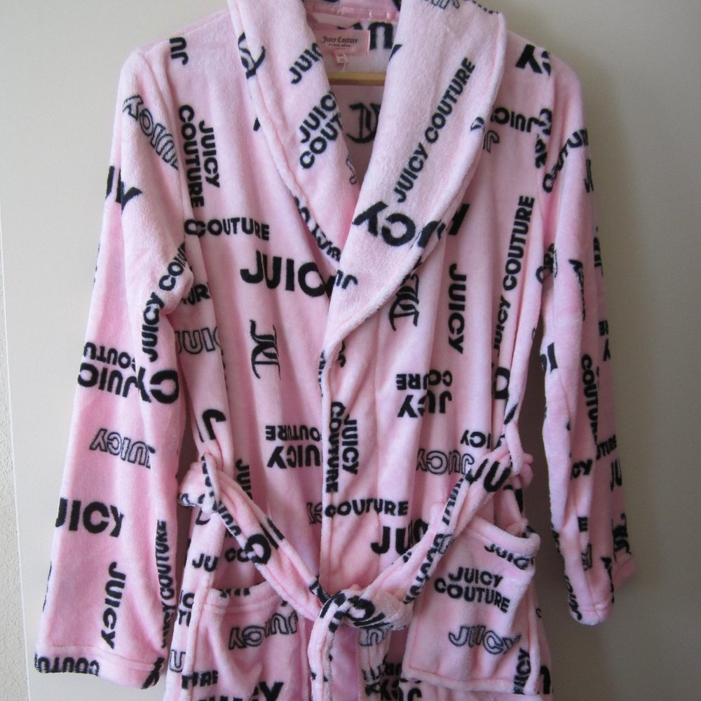 Juicy Couture Bathrobe Robe Pink Sleepwear Women